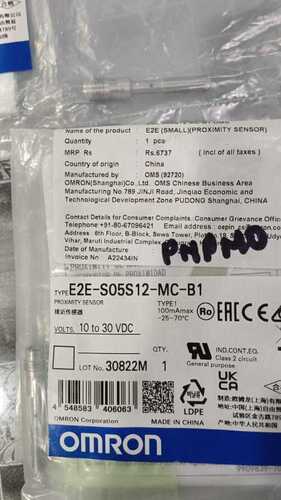 Omron Proximity Sensor, E2E-S05S12-Mc-B1 - Features: Compact Size