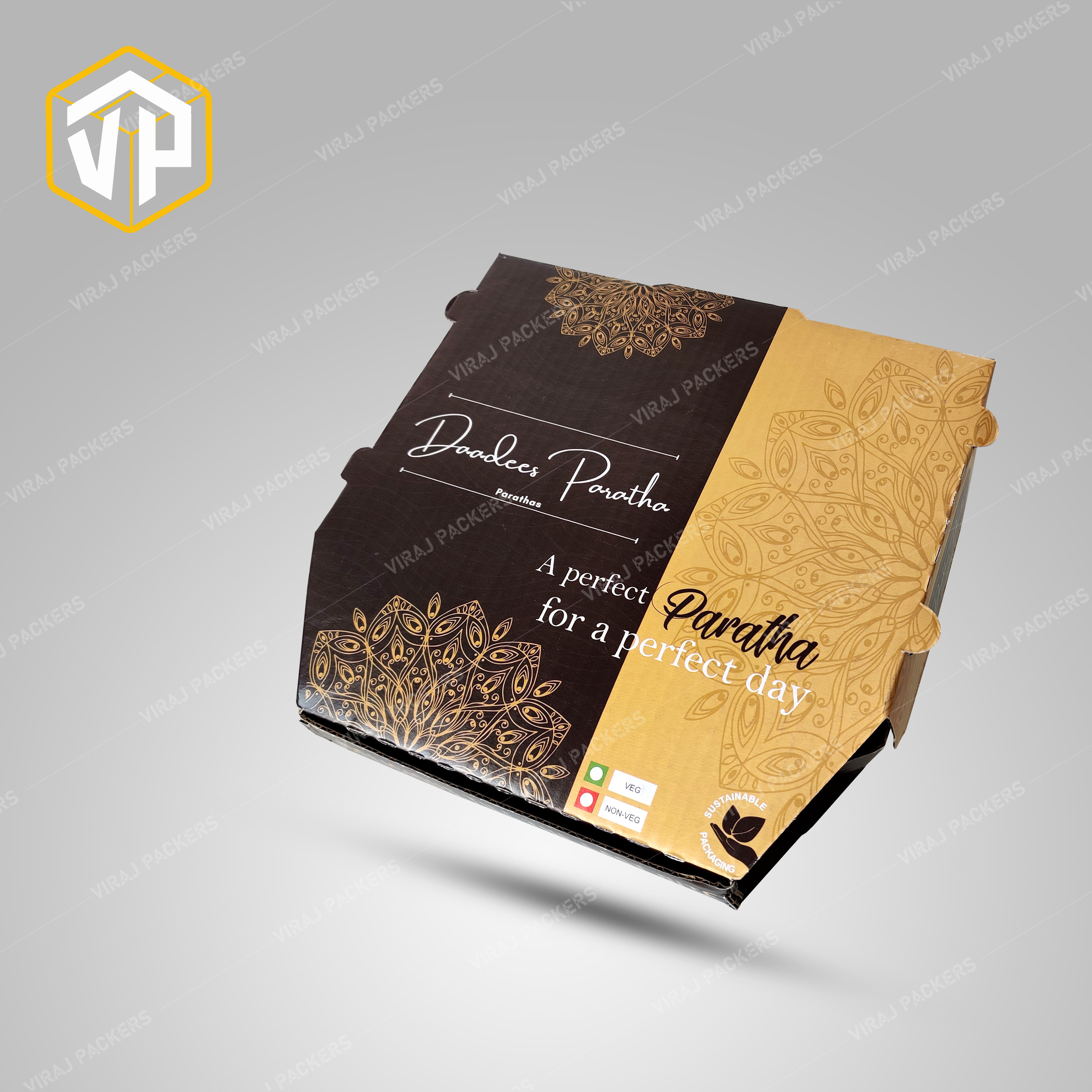 Parata Packaging Box With Multicolor Art - Paper Material, Customized Size, Glossy Lamination, Uv Offset Printing | Eco-friendly, Customizable Design For Retail Display