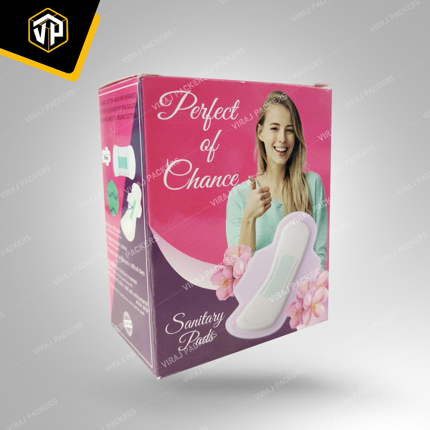 Customize Printed Sanitary Pads Packaging Box - Paper Material, Customized Size , Glossy Lamination With Uv Offset Printing Features For Secure Storage