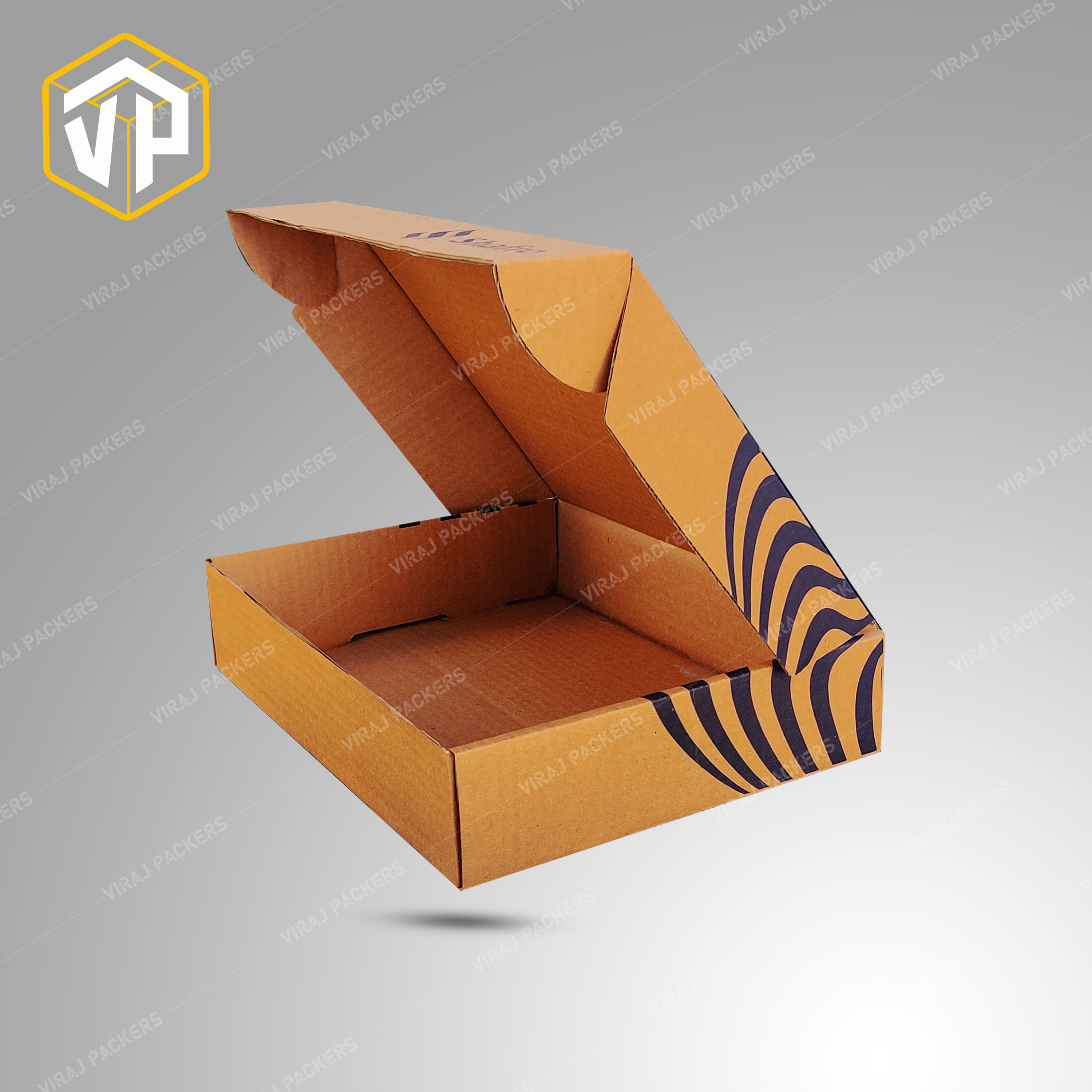 Custom Printed Garment Courier And Mailer Packaging Box - Durable Paper Material, Customized Size, Glossy Lamination Finish | Secure Stylish Transportation For Apparel