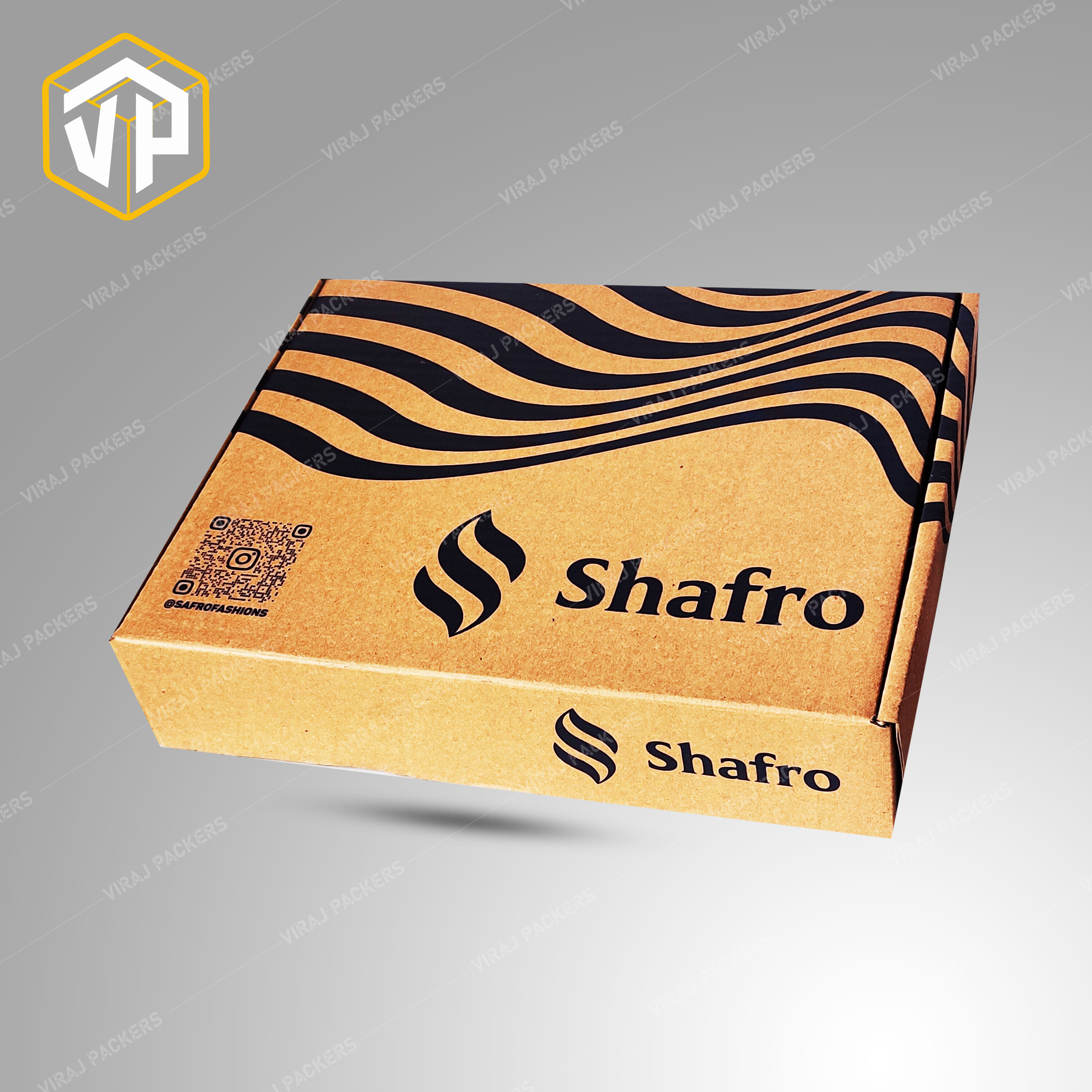 Custom Printed Garment Courier And Mailer Packaging Box - Durable Paper Material, Customized Size, Glossy Lamination Finish | Secure Stylish Transportation For Apparel