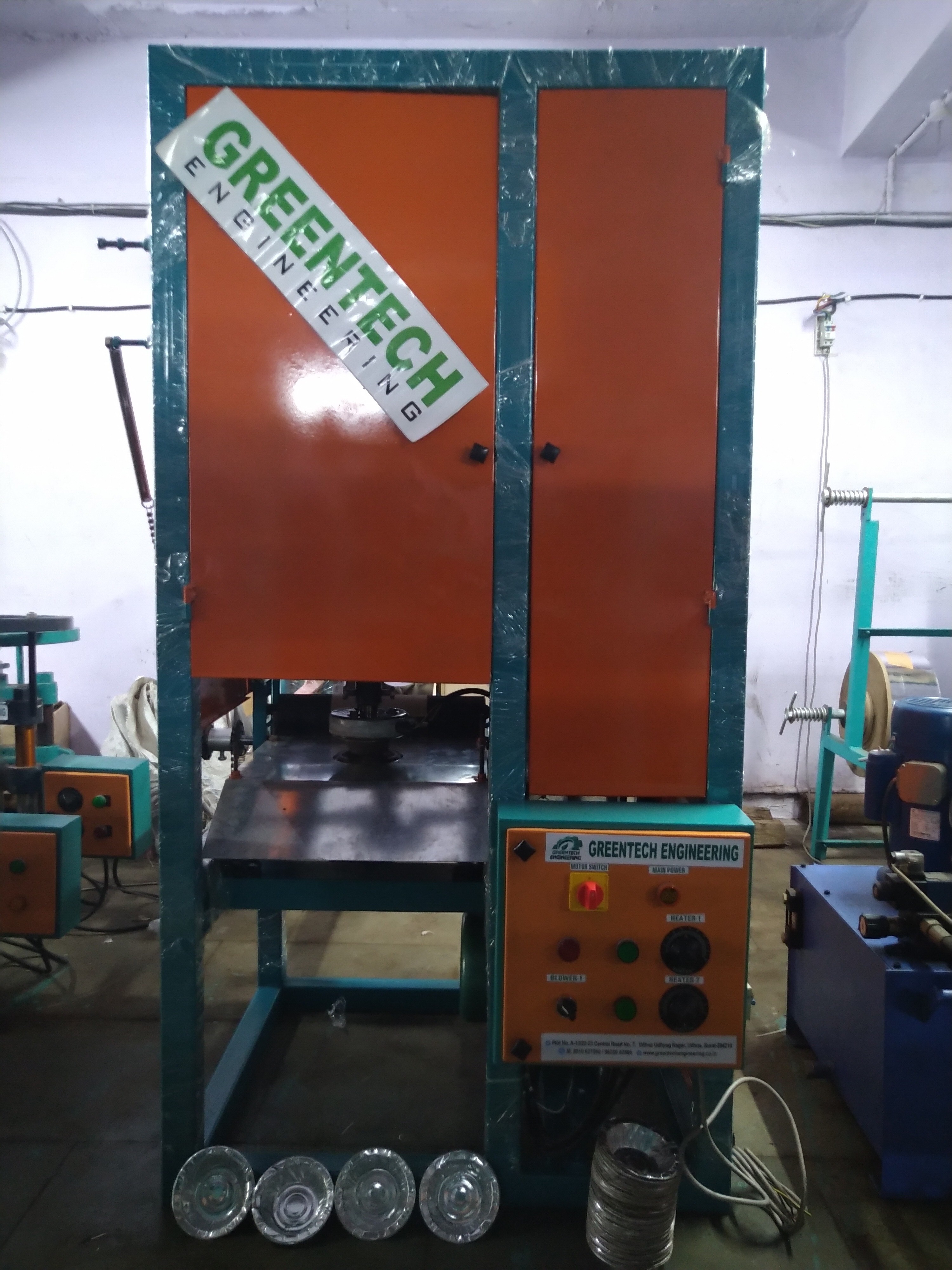 Fully Automatic Fancy Paper Plate Making Machine - Warranty: One Year Of Motor