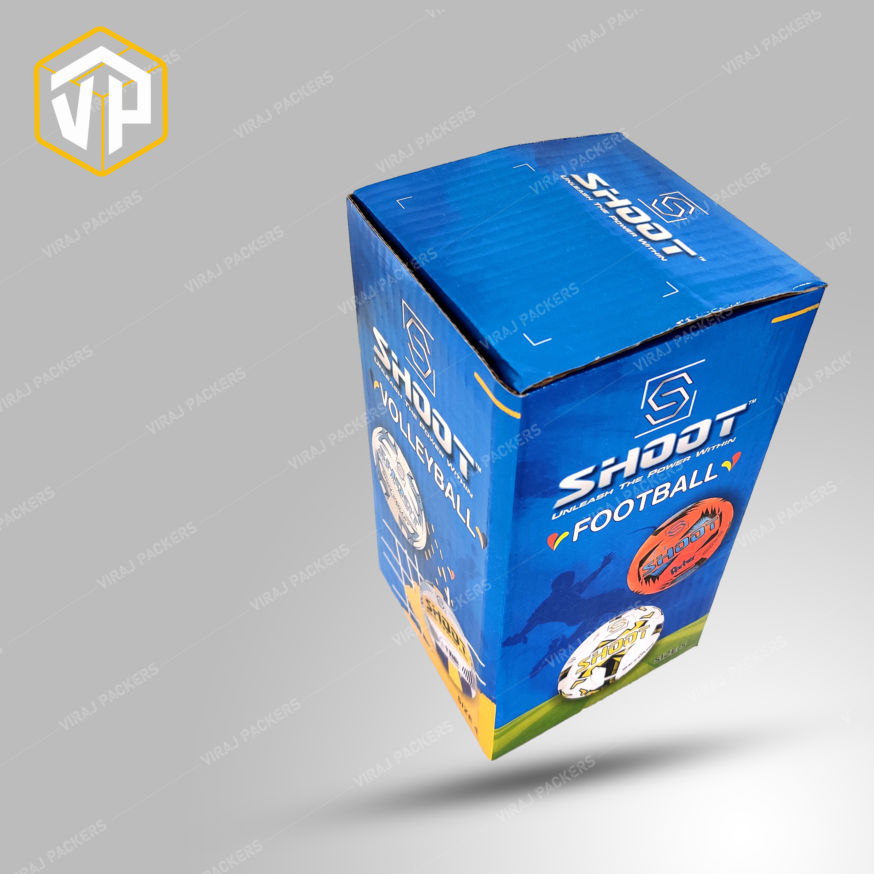 Foot Ball Packaging Box - Durable Paper Material, Customized Size & Design, Glossy Lamination Finish, Uv Offset Printing Options | Secure Storage, Stylish Presentation