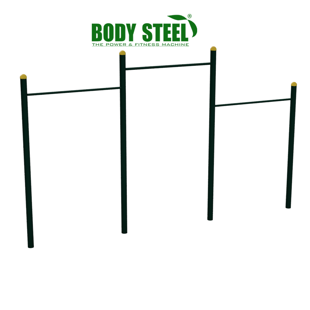 Chin Up Bar Triple - Grade: Commercial Use