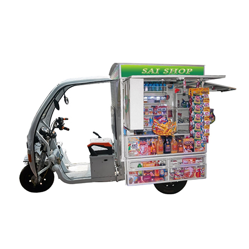 Customized Flying Fish E-Cart - 1 kW Volt Motor, 35 km/hr Top Speed | Sustainable Electric Vehicle with 1-Year Battery Warranty, Customizable Design