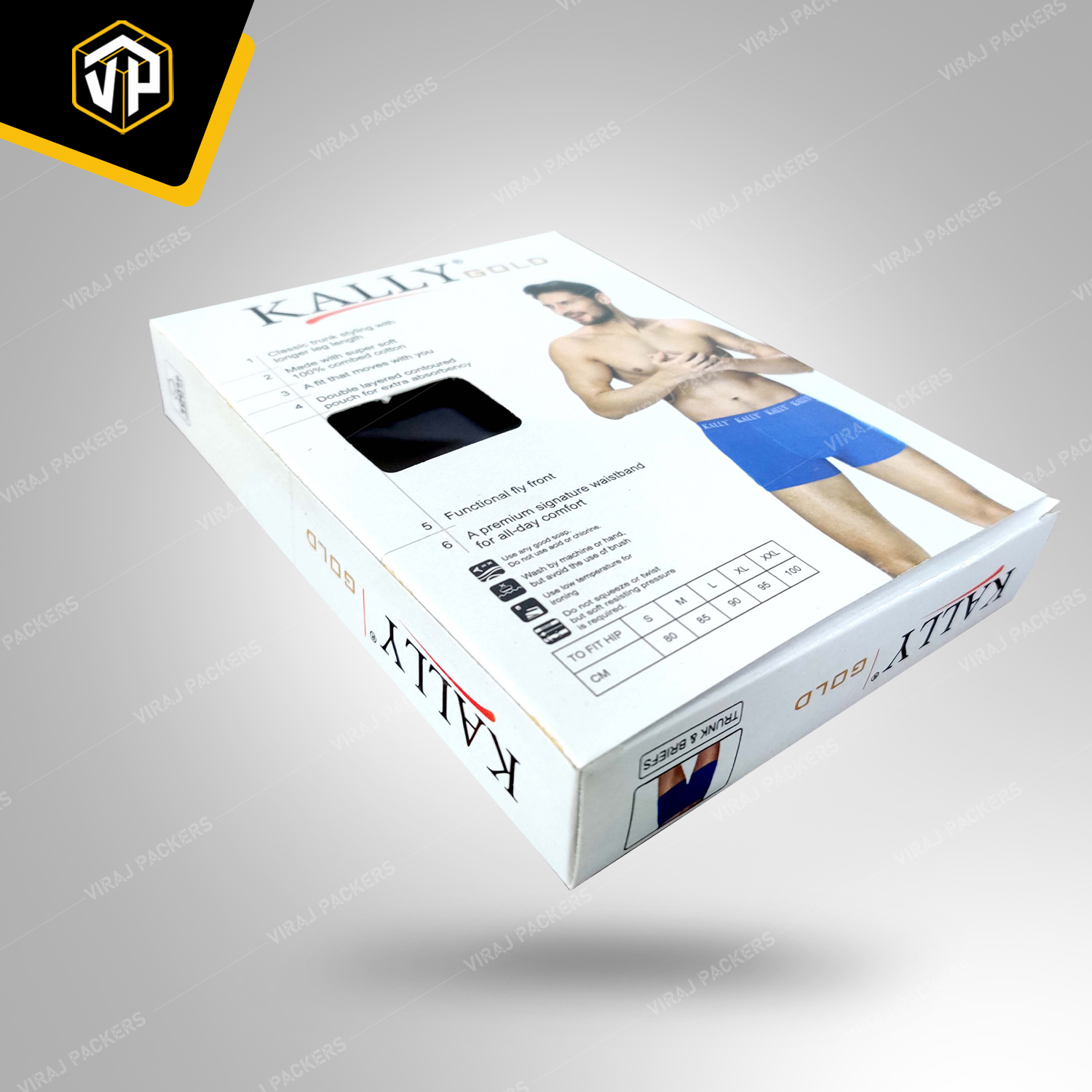 Inner Wear Packaging Box - Cardboard, Variable Dimensions, White Color | Glossy Finish, Customizable Design & Printing Options For Secure Undergarment Storage