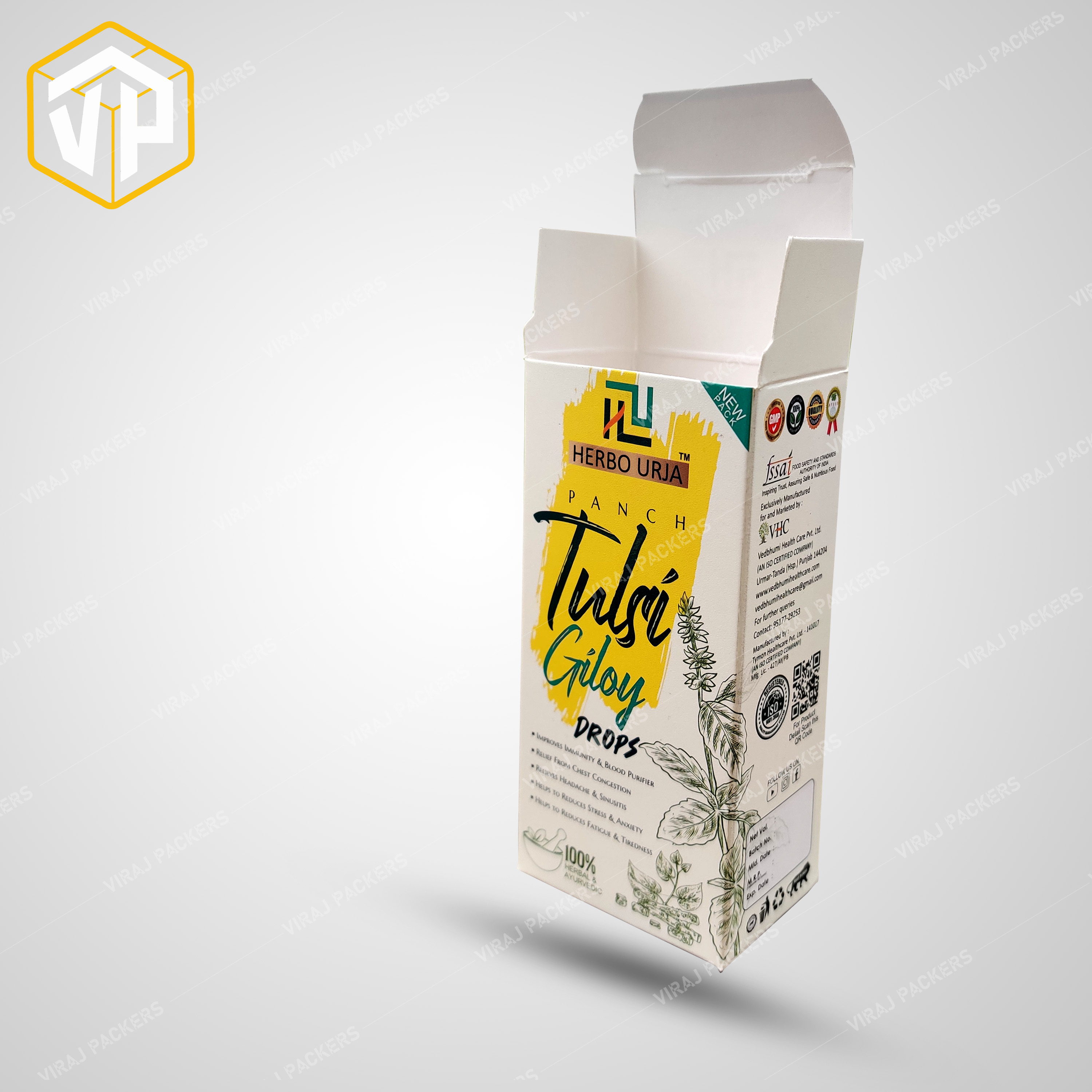 30 Ml Dropper Bottle Packaging Box - Eco-friendly Material, Customizable Size & Design | Secure Storage, Professional Presentation, Impactful Branding