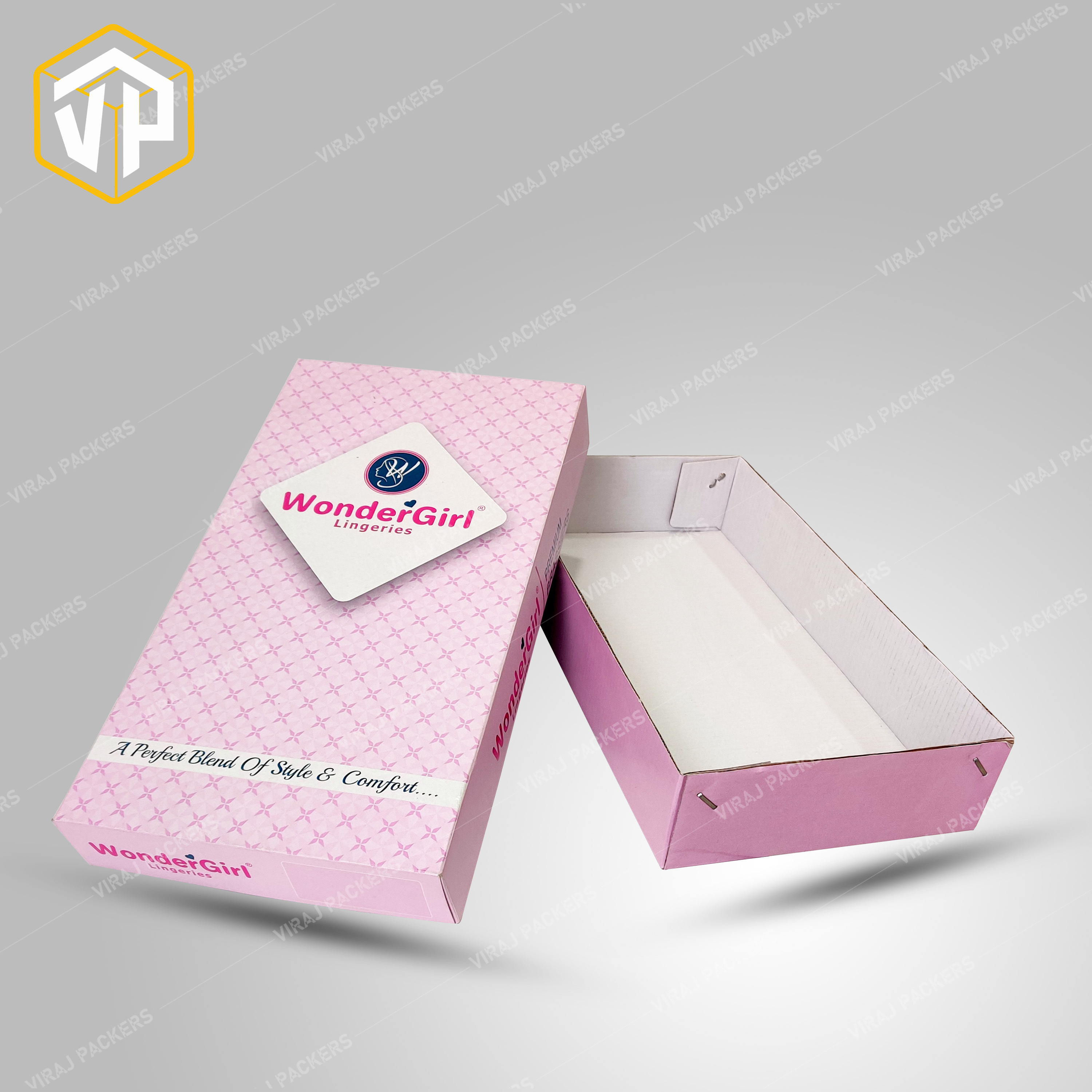 Inner Wears Packaging Box - Eco-friendly Material, Customizable Size And Design | Secure Storage For Undergarments, Professional Presentation