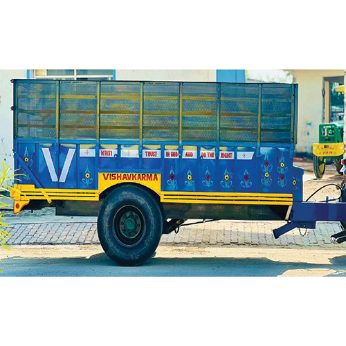 Agriculture Tractor Trolley - Material: Mild Steel