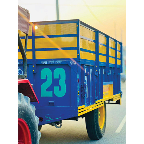 Agriculture Tractor Trolley - Material: Mild Steel