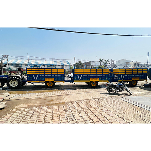 Agriculture Tractor Trolley - Material: Mild Steel