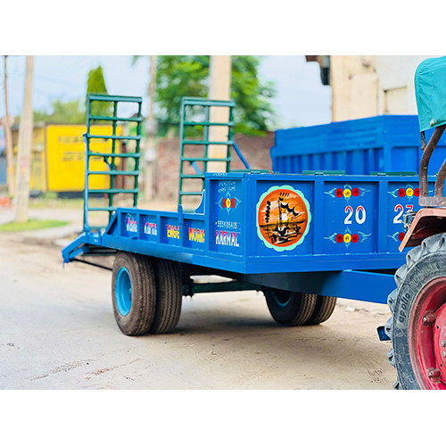 Agriculture Tractor Trolley - Material: Mild Steel