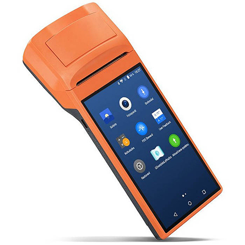 Sunmi V1S Android Handheld Pos Billing Machine - Color: Orange