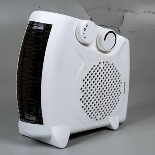 Nova Model Room Heater Blower - Iron or Plastic Body, Freestanding Design, White Color | Electric, 220-240 Volt, Warranty Included
