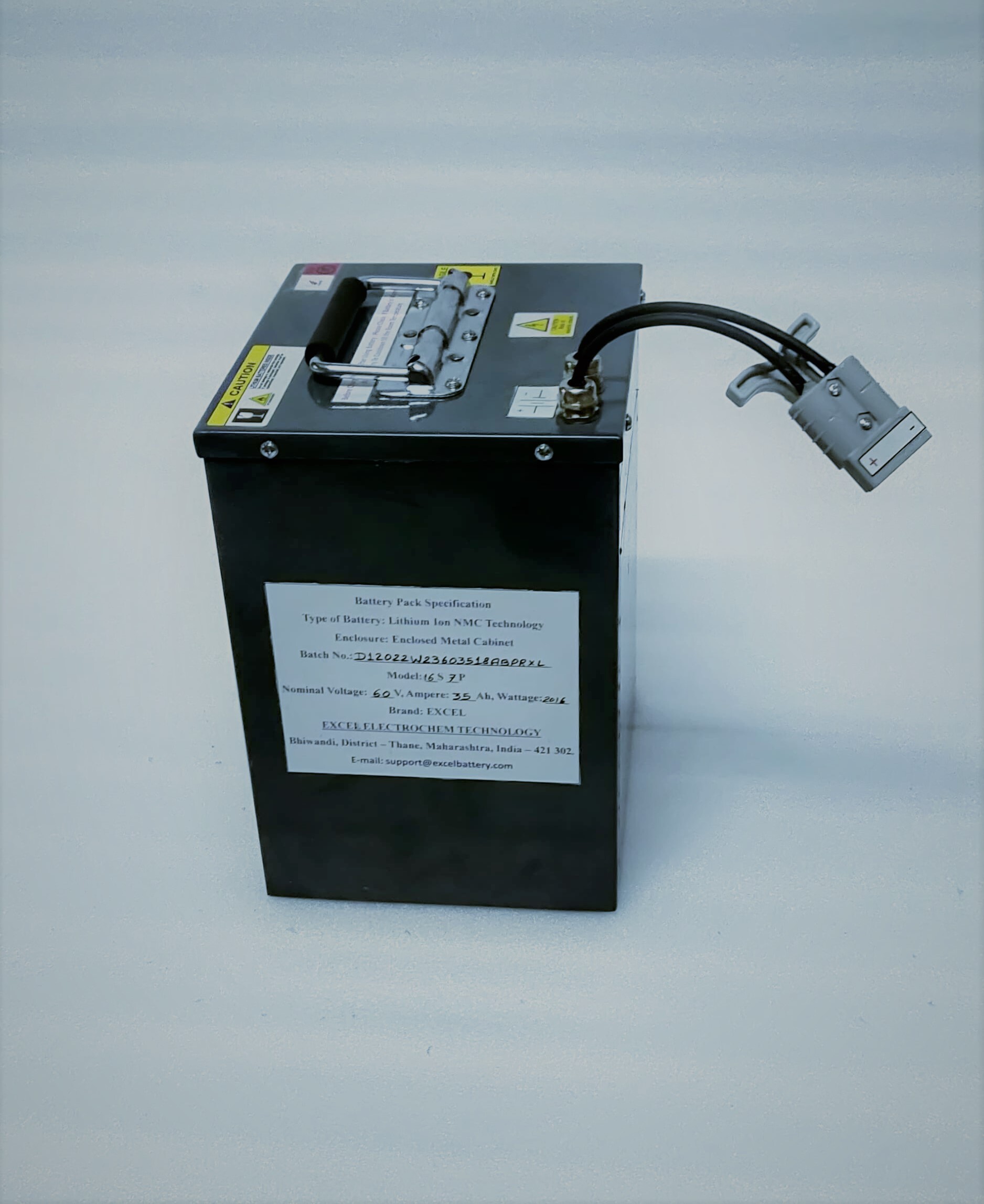 Electric Vehicle Lithium Battery - Nominal Voltage: 60 Volt (V)