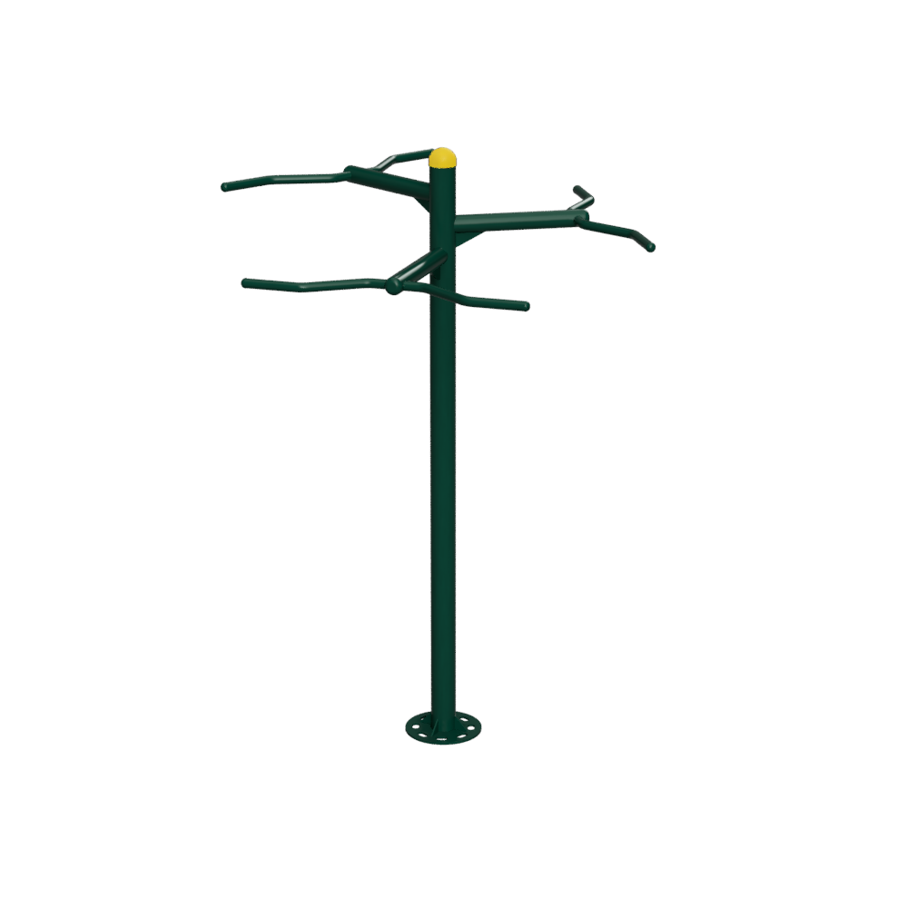 Body Steel Pull Up Bar Bs-076 - Durable Steel Frame, Non-adjustable Design | Lifetime Warranty, Mig Welding Technology, Ideal For Outdoor Fitness