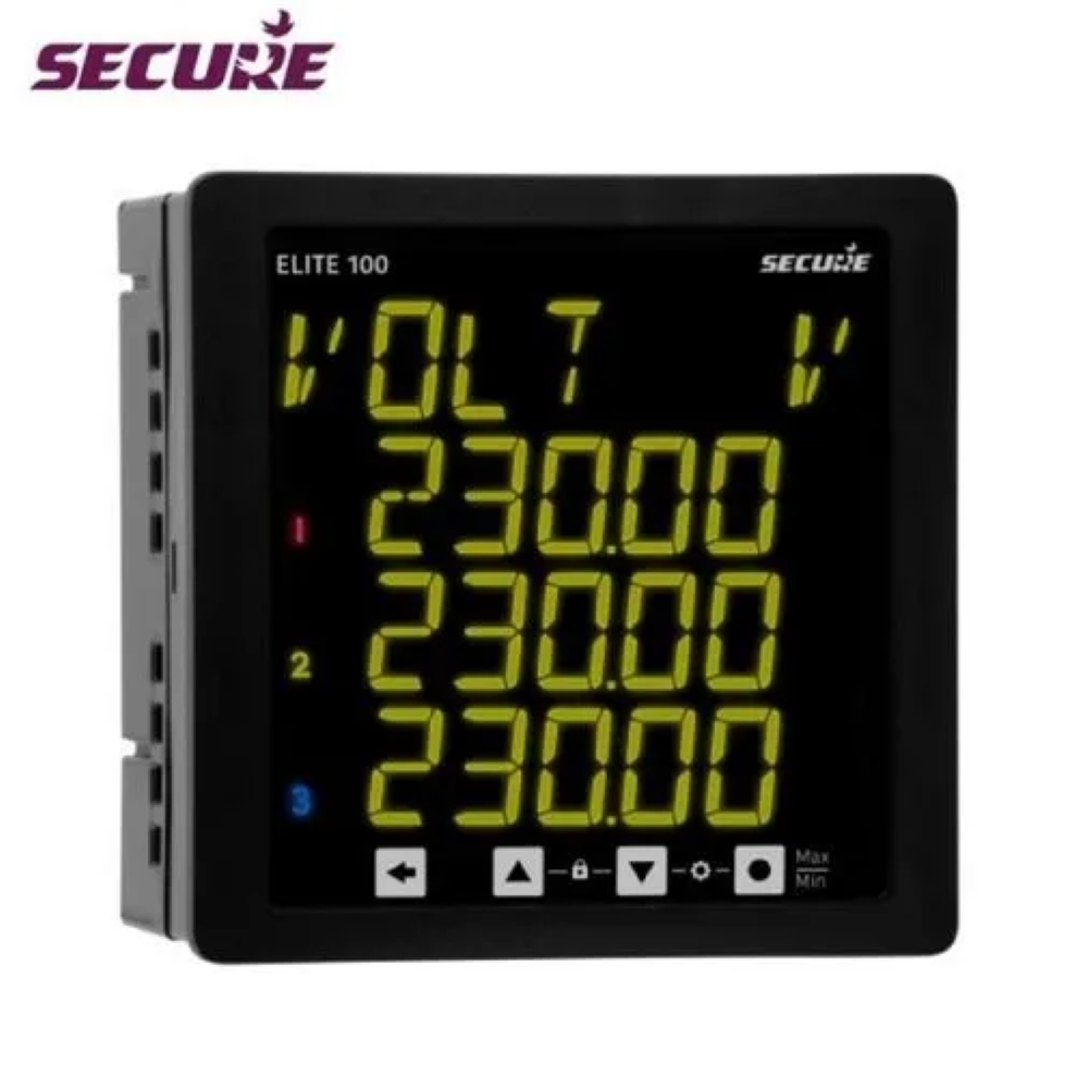 Lcd Secure Elite 300 Multifunction Meter, 230 V - Color: White