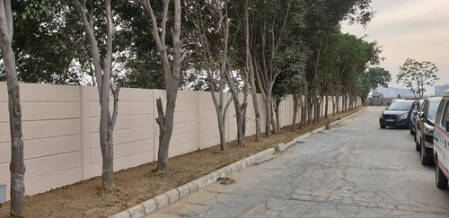 RCC Compound Wall - Reinforced Cement, Smooth Surface Finish | High Quality, Durable Industrial Boundary Wall