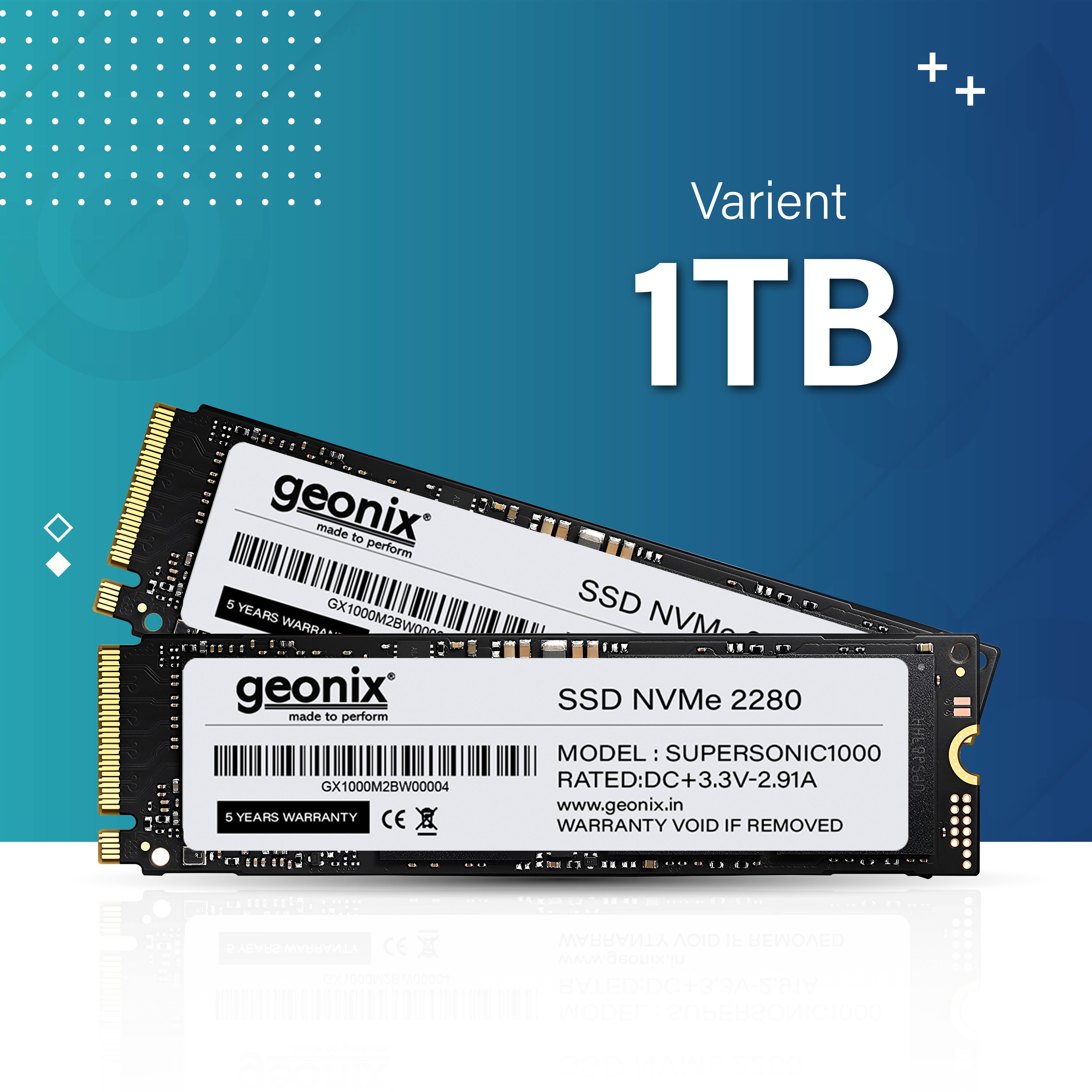 1tb M.2 Nvme Ssd - Up To 2400 Mbps Read Speed, 5-year Warranty | Durable, Low Power Consumption, Perfect For Gaming And Video Editing