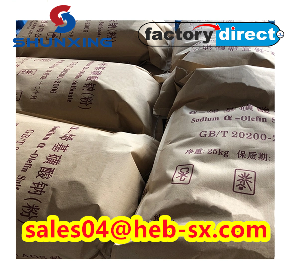 Sodium Linear Alpha Olefin Sulfonate (Aos) Cas No: 68439-57-6 98% Powder
