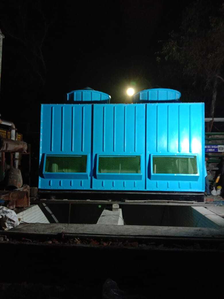 Frp Cooling Tower With Double Fan - Color: Green