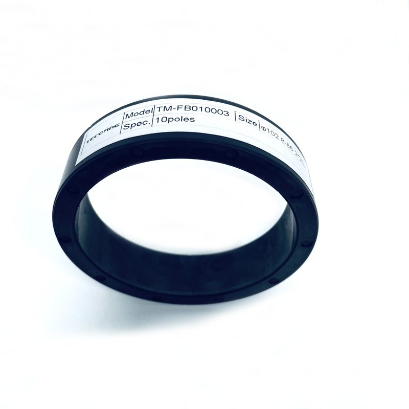 Bldc Motor Magnet 10 Poles Bonded Ferrite Ring Magnet - High Performance Ferrite, Od102.9*id86.2*h25mm, Black | Injection Molded, Low Noise, Smooth Surface