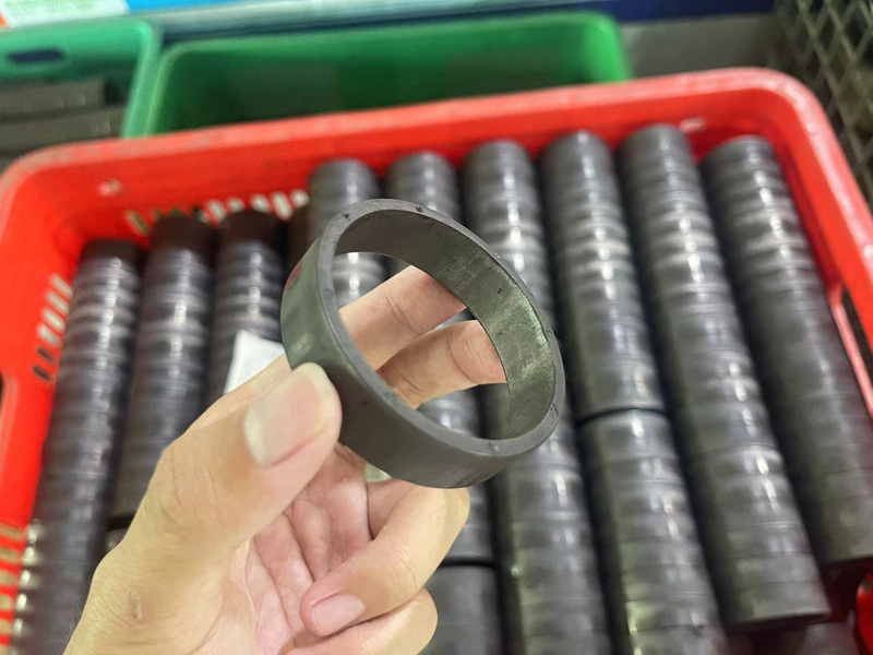 Bldc Motor Magnet 10 Poles Bonded Ferrite Ring Magnet - High Performance Ferrite, Od102.9*id86.2*h25mm, Black | Injection Molded, Low Noise, Smooth Surface