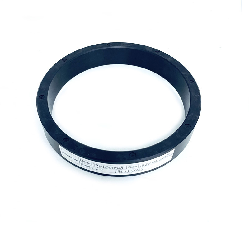 Tecomag Tm-010008 - High Performance Ferrite Ring Magnet 152x133.2x25mm | Permanent Magnet For Bldc Ceiling Fan Motor, Low Noise, Eco-friendly, Multi-polar Magnetization