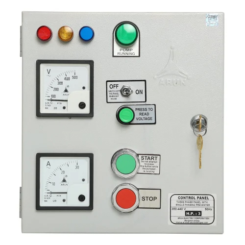 एक्जीक्यूटिव थ्री फेज सबमर्सिबल पंप पैनल