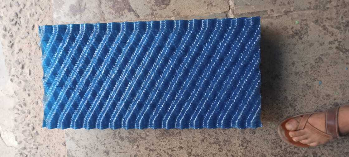 Honeycomb Designed Rigid Pvc - 600x300x150mm | Enhanced Air-water Splitting, Vacuum Formed, Double Edged, High Efficiency For Cooling Tower