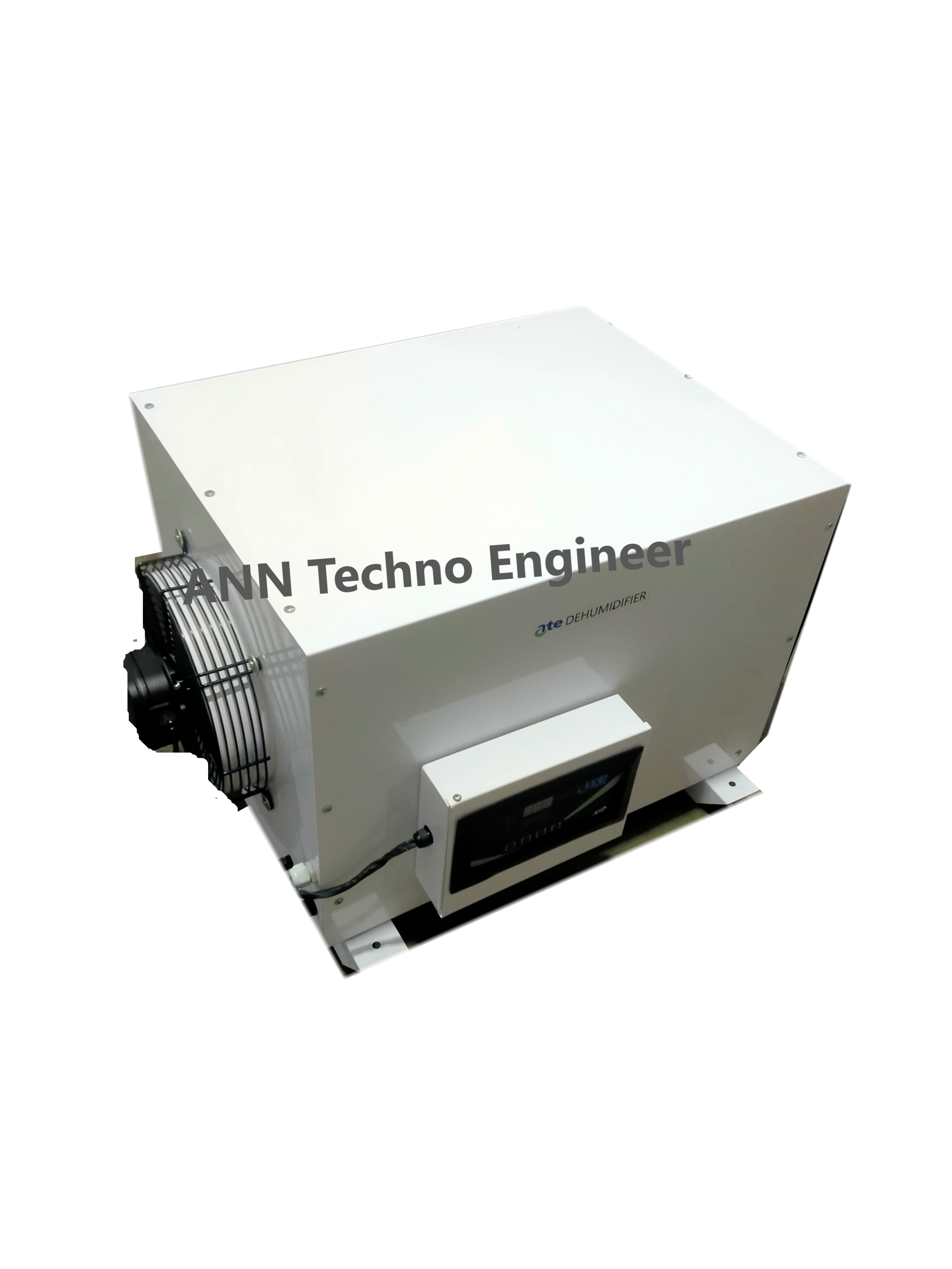 Dehumidifier - 130 L/d Capacity 1000 X 550 X 490 Mm Black And White | Automatic Humidity Control Digital Control Panel Continuous Drain Option Self-examining Transducer