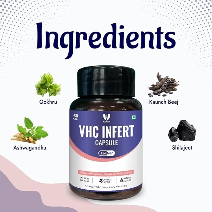 Vhc Infert Capsules - Age Group: For Adults
