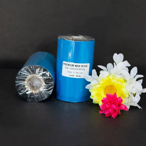 General Purpose Wax Ribbons - Polyester Material, 40m Length | Ink-Coated for Superior Print Quality, Versatile for Healthcare, Retail & Logistics