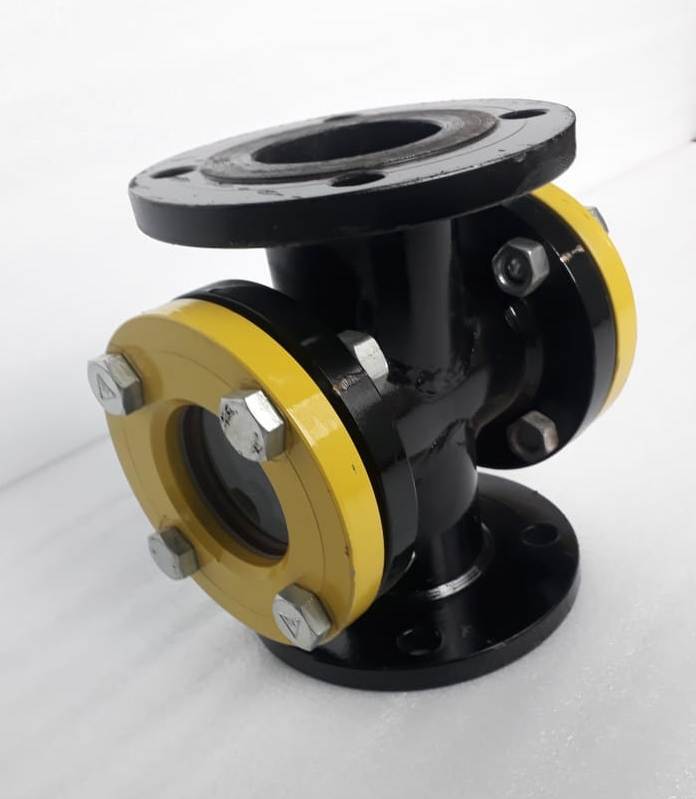 Ptfe Lined Double Window Flow Indicator