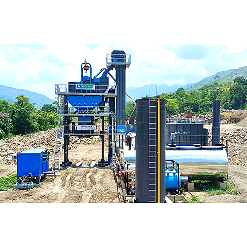 Asphalt Batch Mix Plant - 160 TPH, Steel Fabrication, Hydraulic Pressure Operation, Manual & Automatic Control Systems, Hydraulic Oil Cooling System, High-Quality Industrial Use