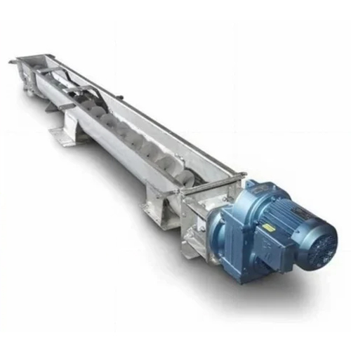 SS Flexible Screw Conveyor - Stainless Steel, 15 Meters Length, 500 Kg Load Capacity | Quiet Operation, Easy Maintenance, Versatile Industrial Application