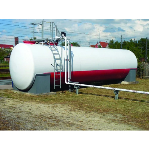 Mild Steel Petroleum Tank 50000 L - Color: White