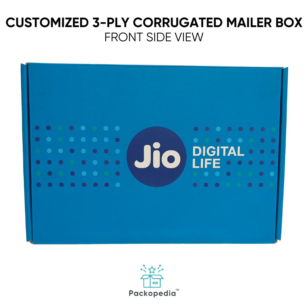 Customized 3-ply Corrugated Printed Mailer Box - Artwork: Cmyk Pdf File