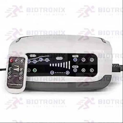 Biotronix Dvt Compression Pump - Hospital-grade Abs Plastic, Adjustable Compression, Touch Screen | Portable Pneumatic Therapy Machine, Dvt Treatment For Chronic Venous Insufficiency, Four Chamber System, Remote Control