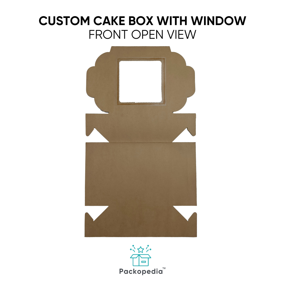 Custom Cake Box With Window And Dori Handle