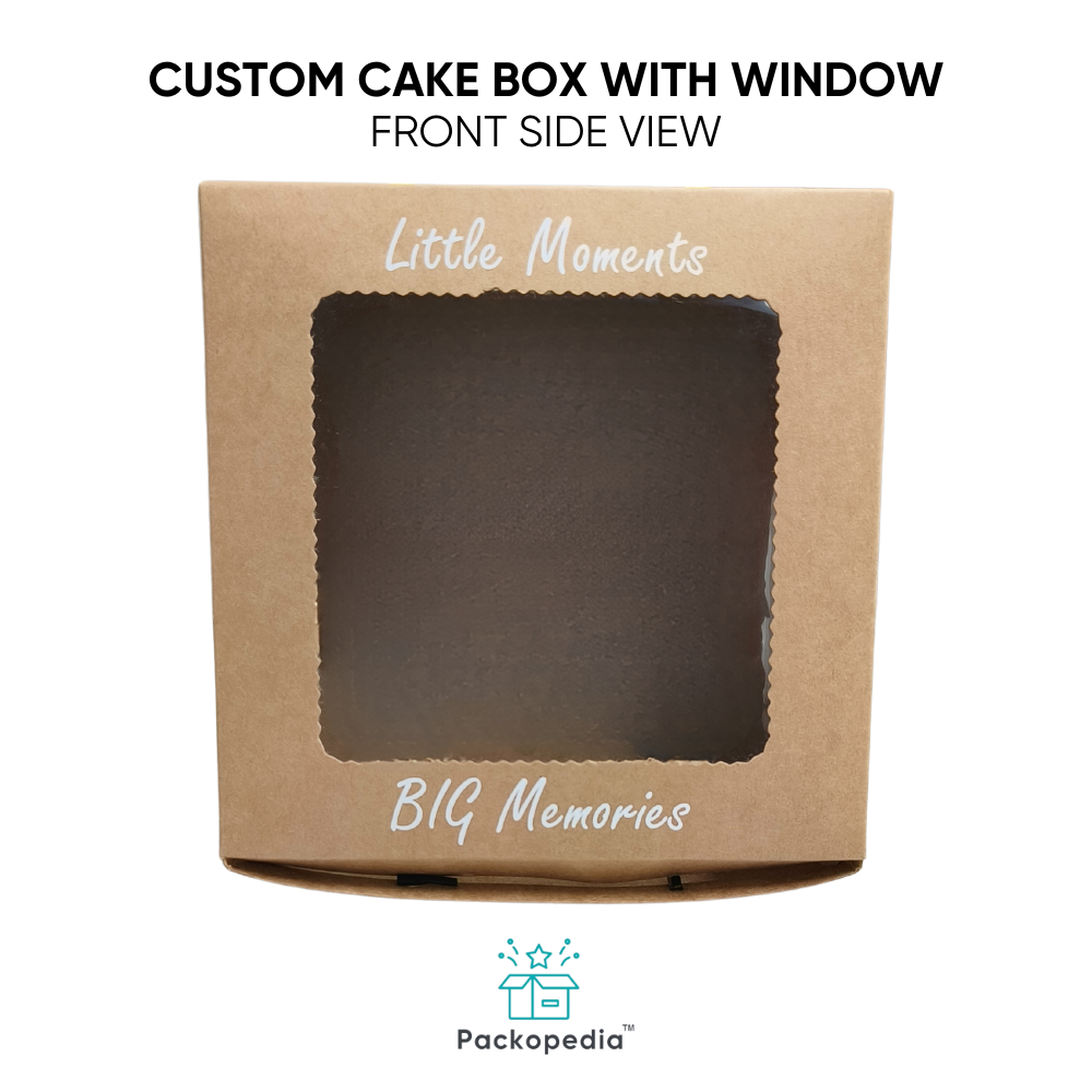 Custom Cake Box With Window And Dori Handle