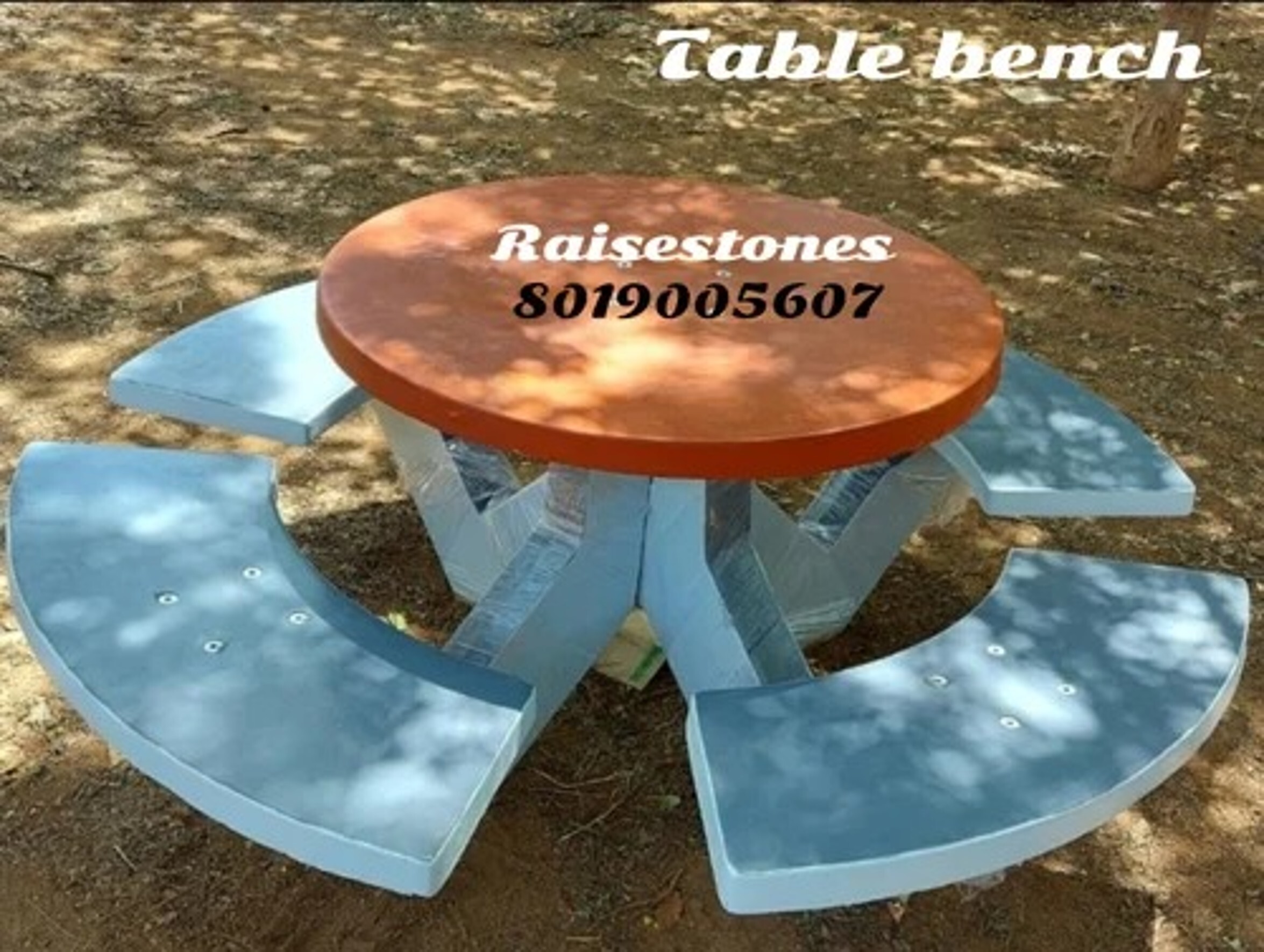 Rcc Tea Table With Benches