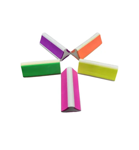 Triangular Two Colour Eraser - Feature: High Quality