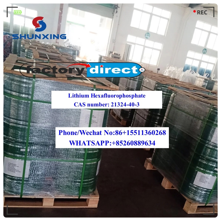 Top Factory Hot Selling High Quality Lithium Hexafluorophosphate 21324-40-3 - Purity: 99.99%