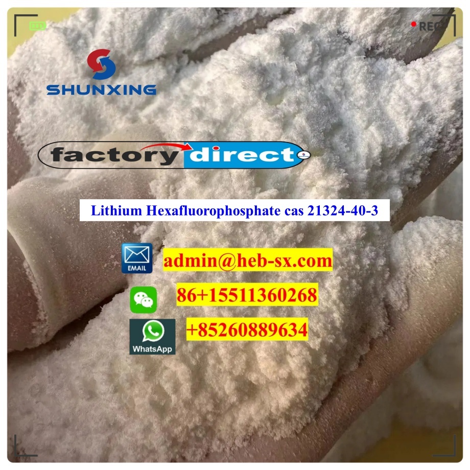 Top Factory Hot Selling High Quality Lithium Hexafluorophosphate 21324-40-3 - Purity: 99.99%