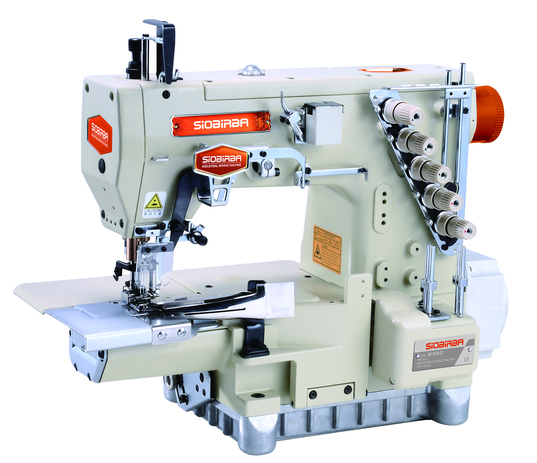 Sr-787-cf 3 In 1 Direct Drive Cylinder Bed Interlock Sewing Machine - Operate Method: Automatic