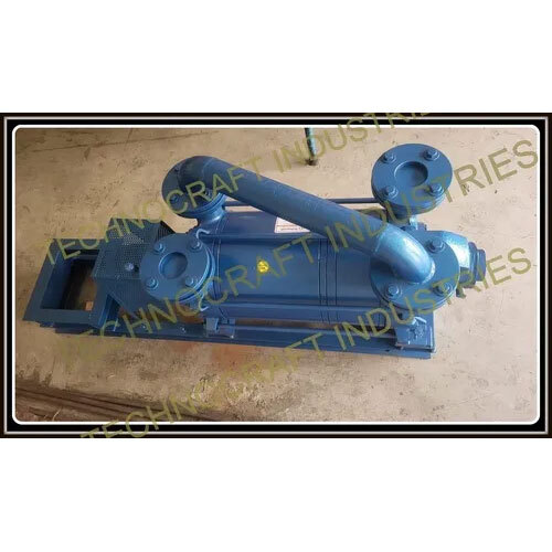Two Stage Liquid Ring Vacuum Pump - Flow Rate: 50 Cubic Meter To 1080 Cubic Meter