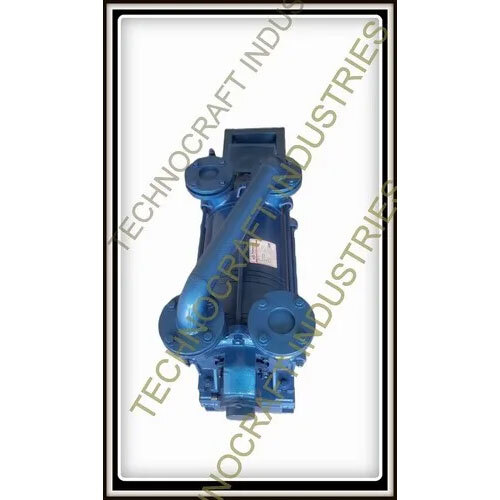 Water Ring Vacuum Pump - 50-1080 Cubic Meter Flow Rate, 720 Mm Hg Max Suction, Electric Power, Gland Packing Or Mechanical Seal