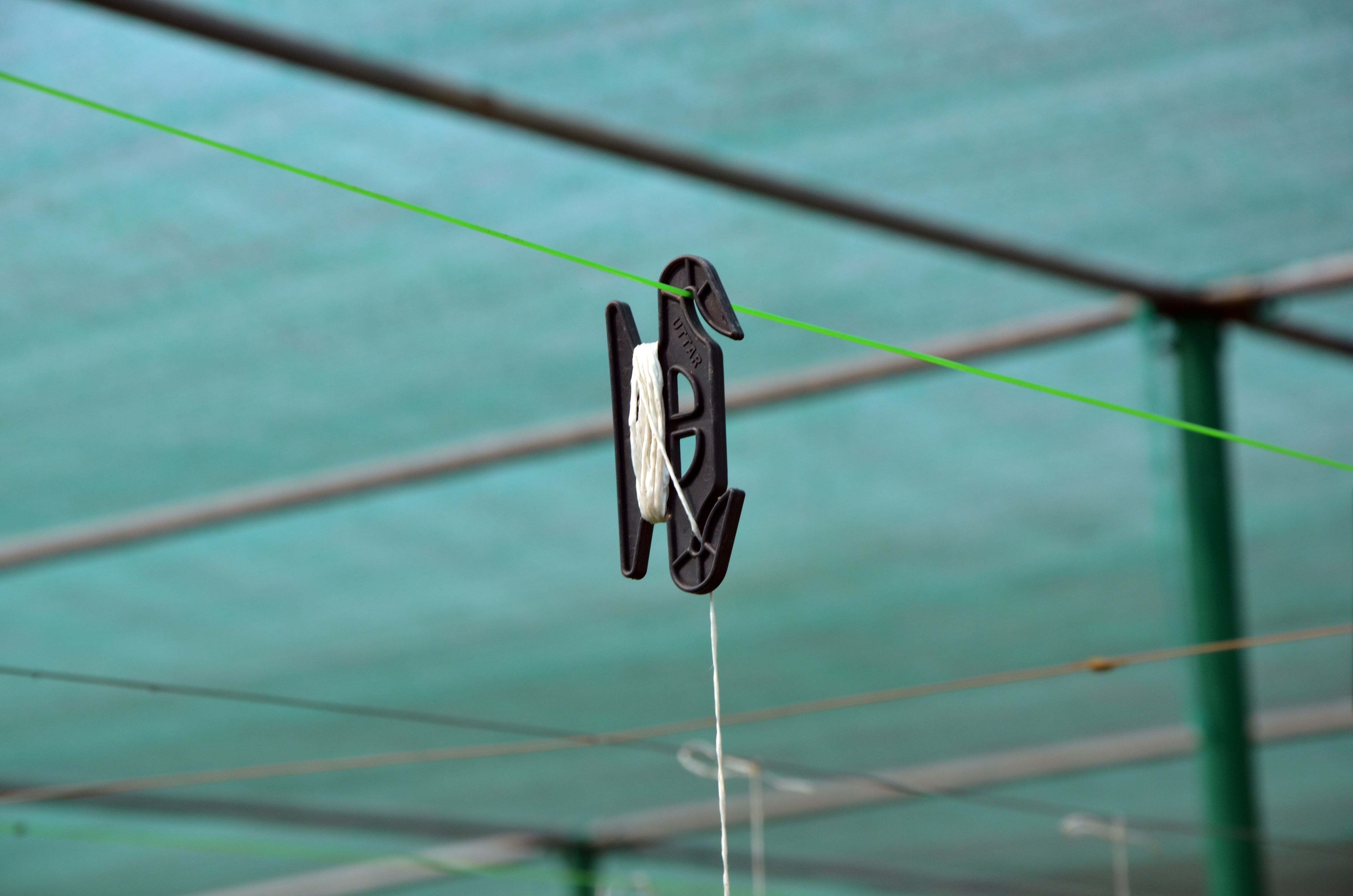 H Hook For Plant Trellising - Hdpe Material, 20 Micron Thickness, Black Color | Strong Anchor Point, Weight Bearing Capacity, Reusable Design