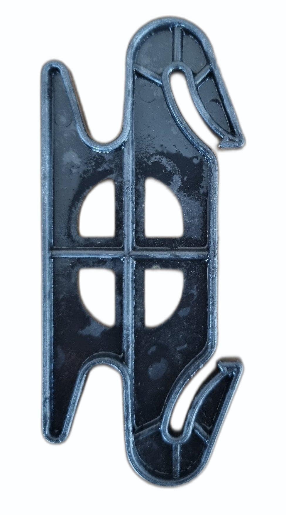 H Hook For Plant Trellising - Hdpe Material, 20 Micron Thickness, Black Color | Strong Anchor Point, Weight Bearing Capacity, Reusable Design